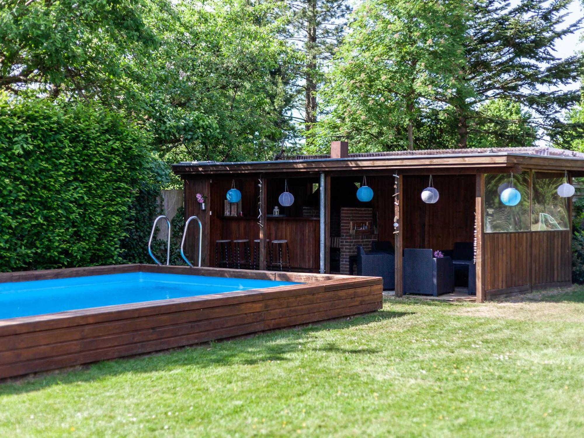 Ferienhaus REETselig mit Pool, Sauna, Garten, Kamin OFC 12 Klein Barkau Exterior foto